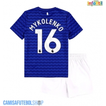 Camisa de time de futebol Everton Vitaliy Mykolenko #16 Replicas 1º Equipamento Infantil 2025-26 Manga Curta (+ Calças curtas)